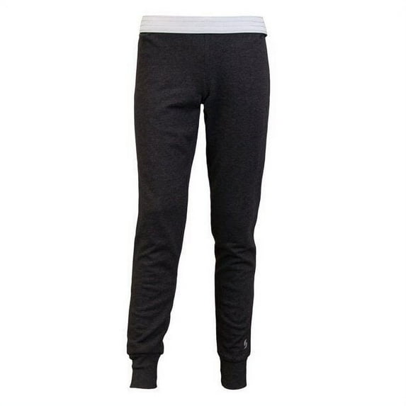 Soffe Girls' Skinny Pants-Charcoal Heather, Small (7)