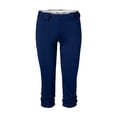 thumbnail image 1 of Intensity Women's Home Run Low Rise Premium Belt Loop Fastpitch Softball Pant Navy L, 1 of 9