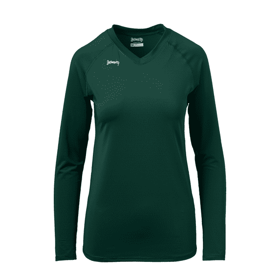 Soffe Intensity Women's Vee Neck Long Sleeve