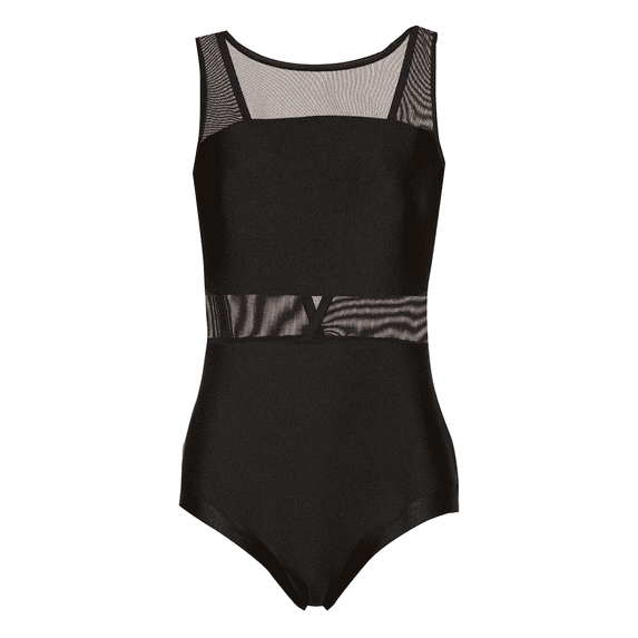 Soffe Jet Girls 16 One Piece Dance V-Back Leotard