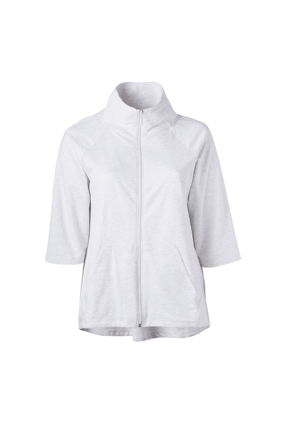 Juniors' Plus Size Hi Lo Slay Zip Jacket