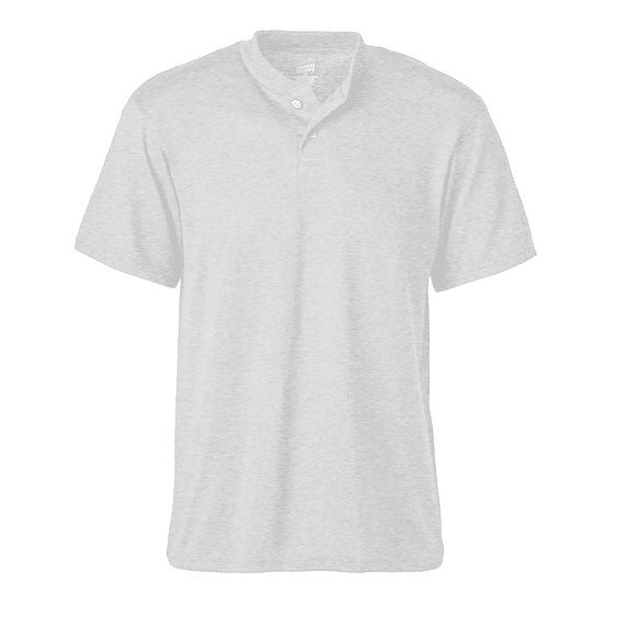 Soffe Men's 2-Button 50/50 Henley
