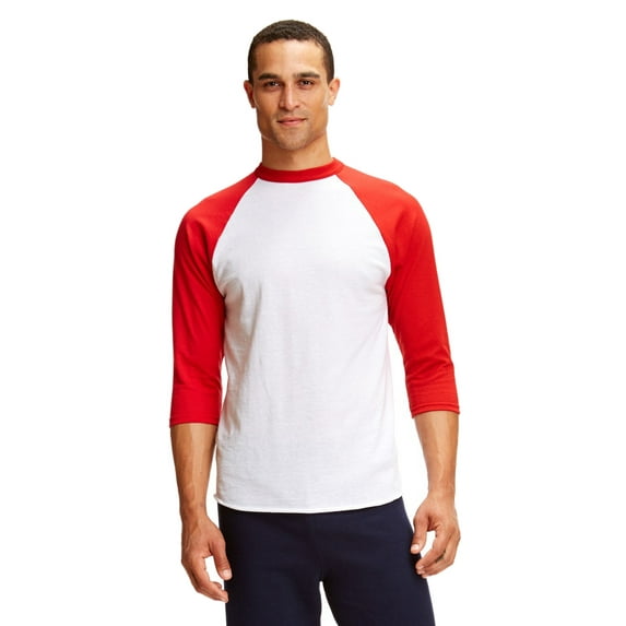 Soffe Men's 3/4 Sleeve Baseball Jersey