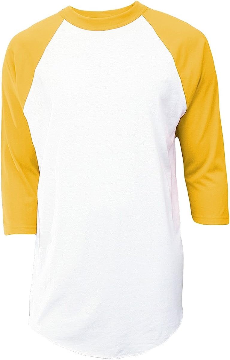 Soffe Men's 3/4 Sleeve Baseball Jersey