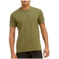 thumbnail image 1 of Soffe Men's Crewneck T-Shirt 3 Pack (OD Green, S),M280-3,OLIVE DRAB GREEN,S, 1 of 1