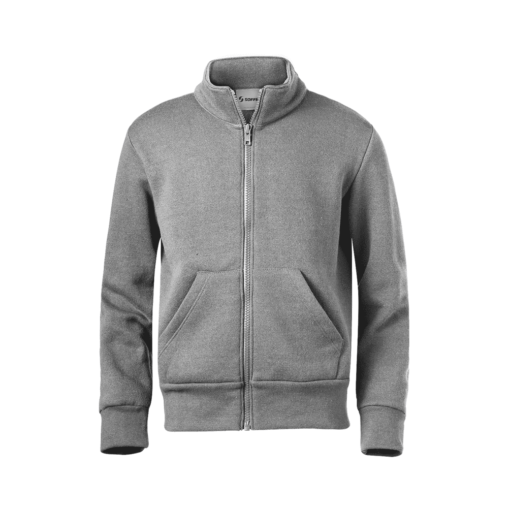 Soffe Men s Full Zip Mock Neck Sweatshirt Walmart