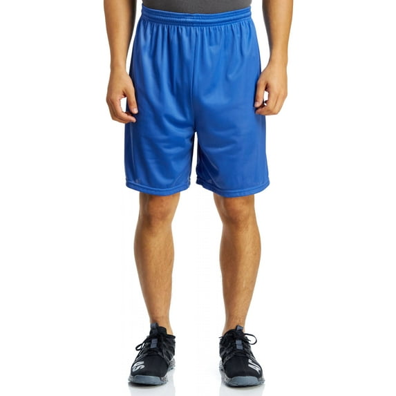 Soffe Men's Nylon Mesh Shorts, Royal, Medium