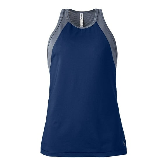 Soffe Womens High Neck Track Tank