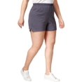 thumbnail image 1 of Soffe Womens Plus Yoga Fitness Shorts Gray 2X, 1 of 1