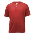 thumbnail image 1 of Soffe Boys Short Sleeve Henley Placket T-Shirt - B206, 1 of 1