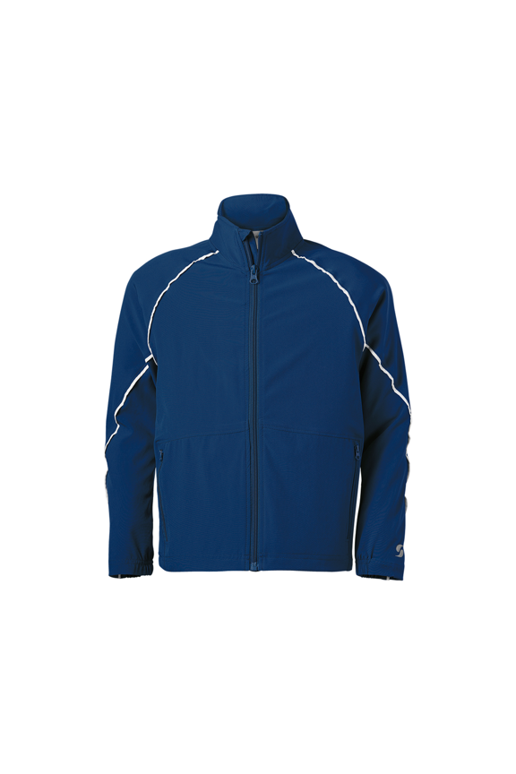 Youth Long Sleeve Zippered Pocket Warm Up Jacket