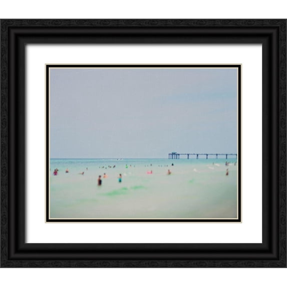 Soffia, Myan 18x15 Black Ornate Wood Framed with Double Matting Museum Art Print Titled - Dreams of The Gulf Coast