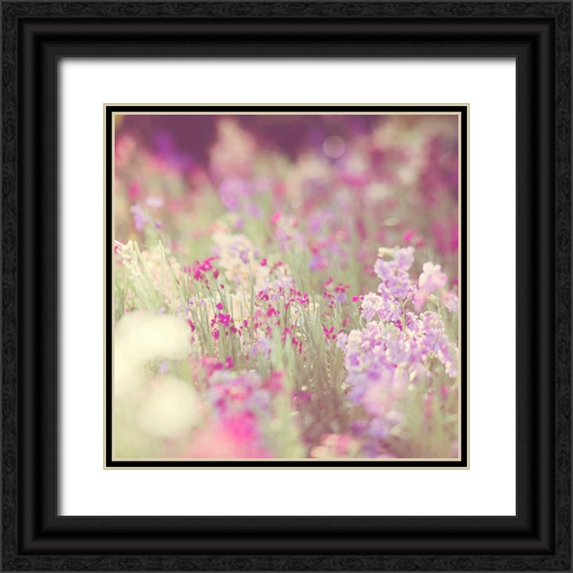 Soffia, Myan 20x20 Black Ornate Wood Framed with Double Matting Museum Art Print Titled - Monet