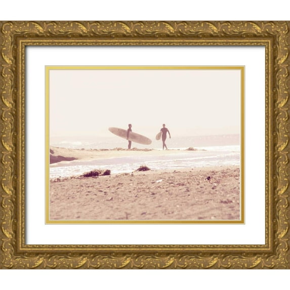 Soffia, Myan 32x26 Gold Ornate Wood Framed with Double Matting Museum Art Print Titled - Board Meeting