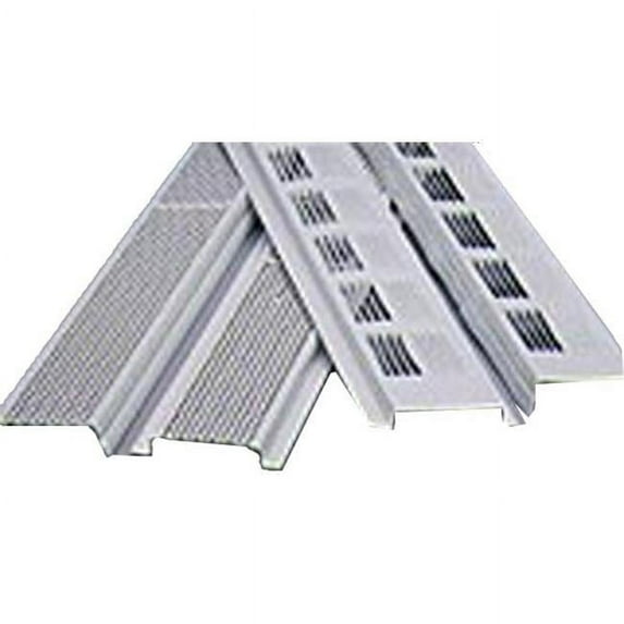 Soffit Vent Aluminum, Brown - 8 ft. - Pack of 50