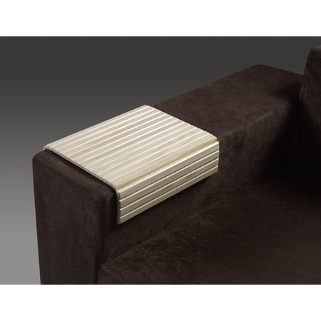 Camaflexi Soffitta Couchmaid Classic Sofa Arm Tray, Solid Wood Armrest Table Lap Desk, Natural