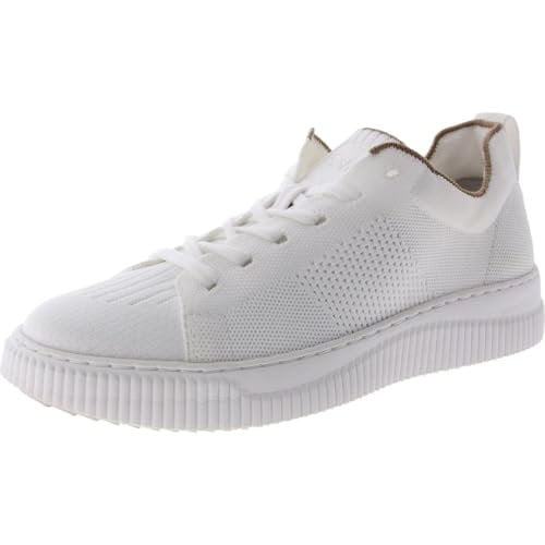 Sofft Faro Sneakers for Women Knitted Mesh Upper Leather Footbed Arch Support Pull Tab White 7 M B