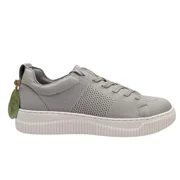 Sofft Womens Faro Knit Sneakers Size 7.5 Light Grey Lightweight Casual Athletic