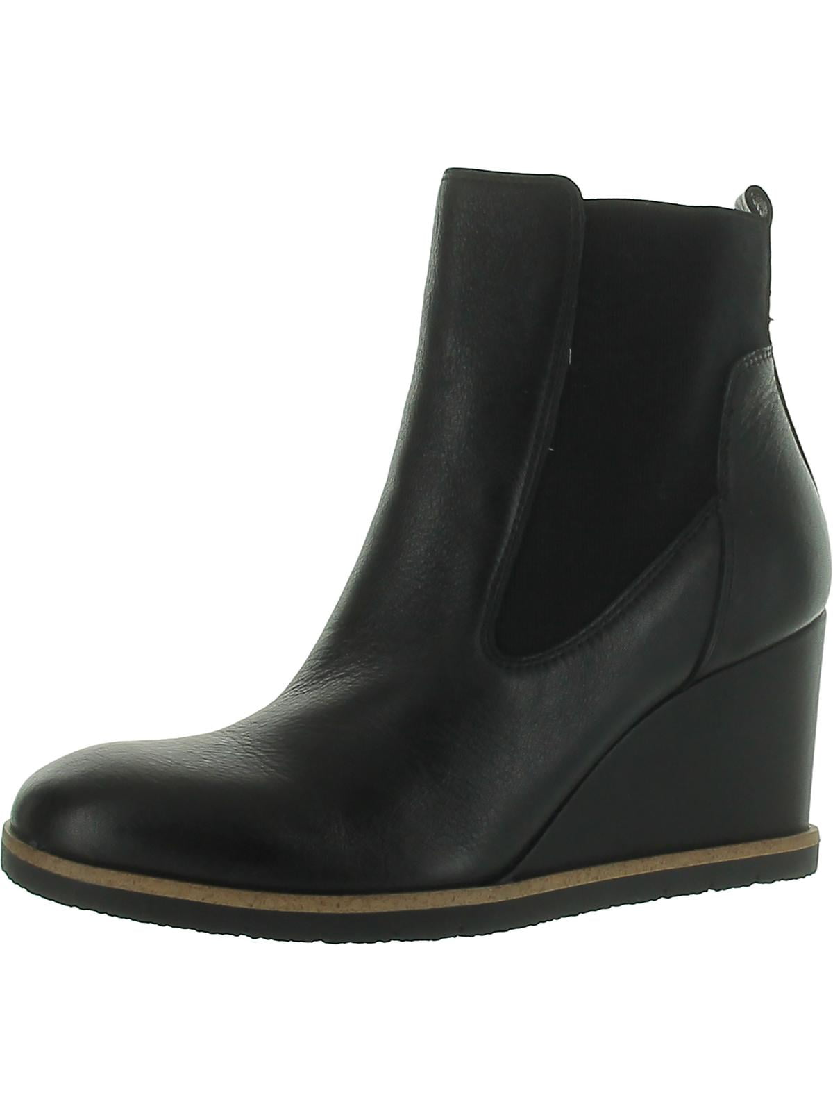 Round Toe Wedge Boots main image 1