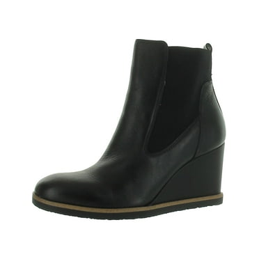 Sofft Womens MONICA Leather Round toe Wedge Boots