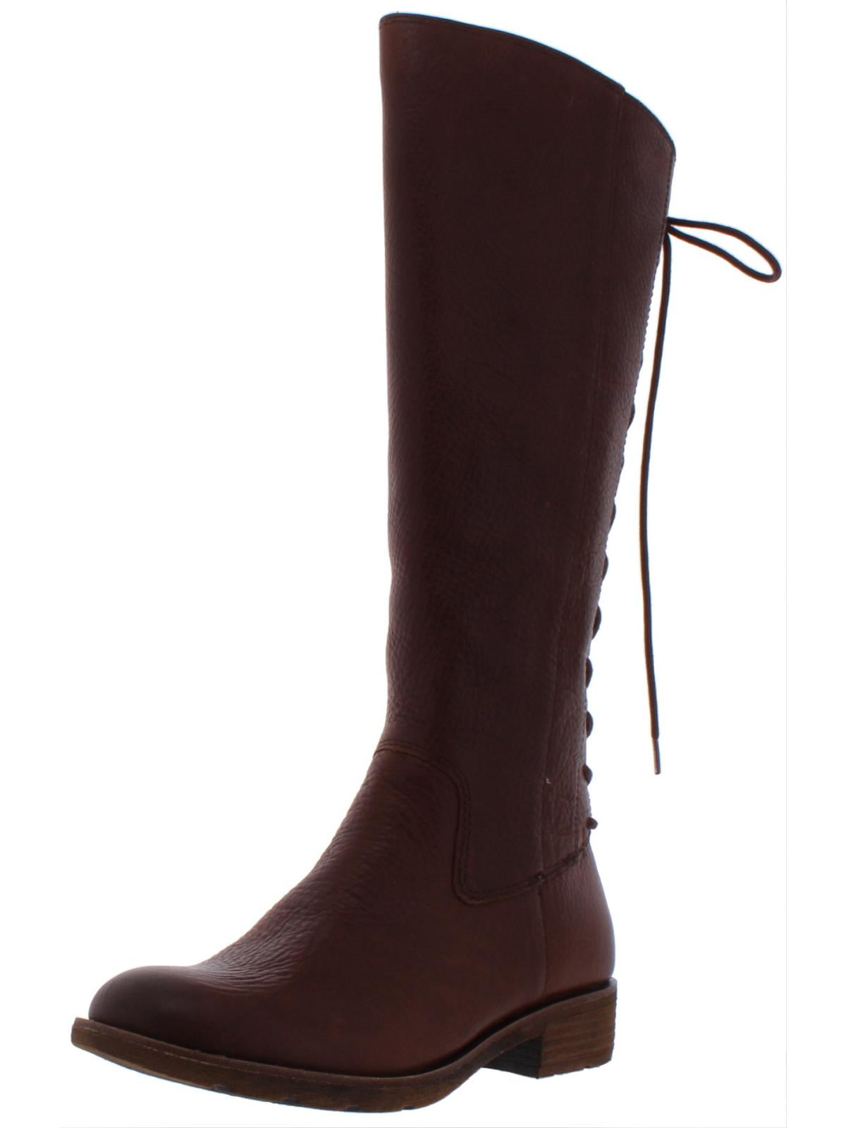 Sofft Womens Sharnell II Leather LaceUp Back Riding Boots