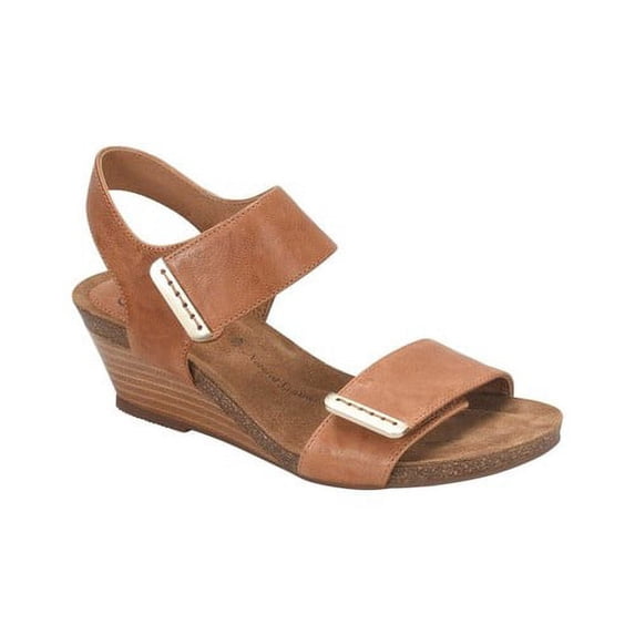 Sofft Womens Verdi Leather Comfort Wedge Sandals