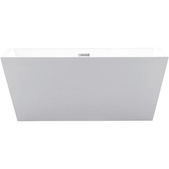 Sofia 63" x 30" Acrylic Bathtub in Glossy White