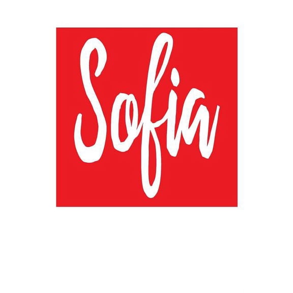 Sofia: 6x9 College Ruled Line Paper 150 Pages (Paperback)