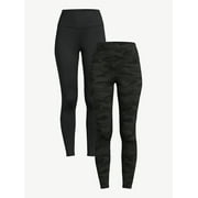 Sofia Active by Sofia Vergara Women’s High Waist 27" Studio Legging, 2-Pack