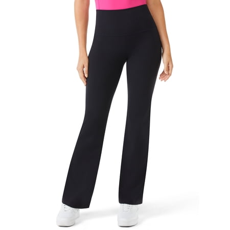 Sofia Active by Sofia Vergara Women’s High Waist Studio Fit and Flare Pants, 32" Inseam