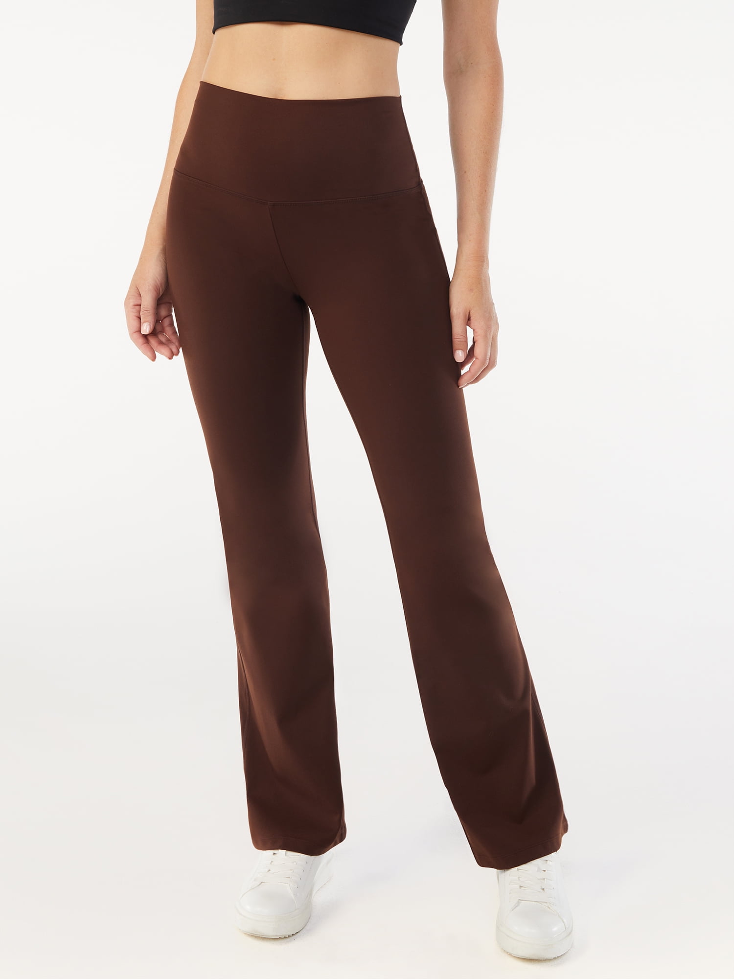 Designer Flare Skinny Brown Flare Leggings For Women Full Length, Mid  Elastic Waist, Plus Size XXXL Ideal For Jogging, Workouts, And Active Wear  From Designershirt777, $21.5