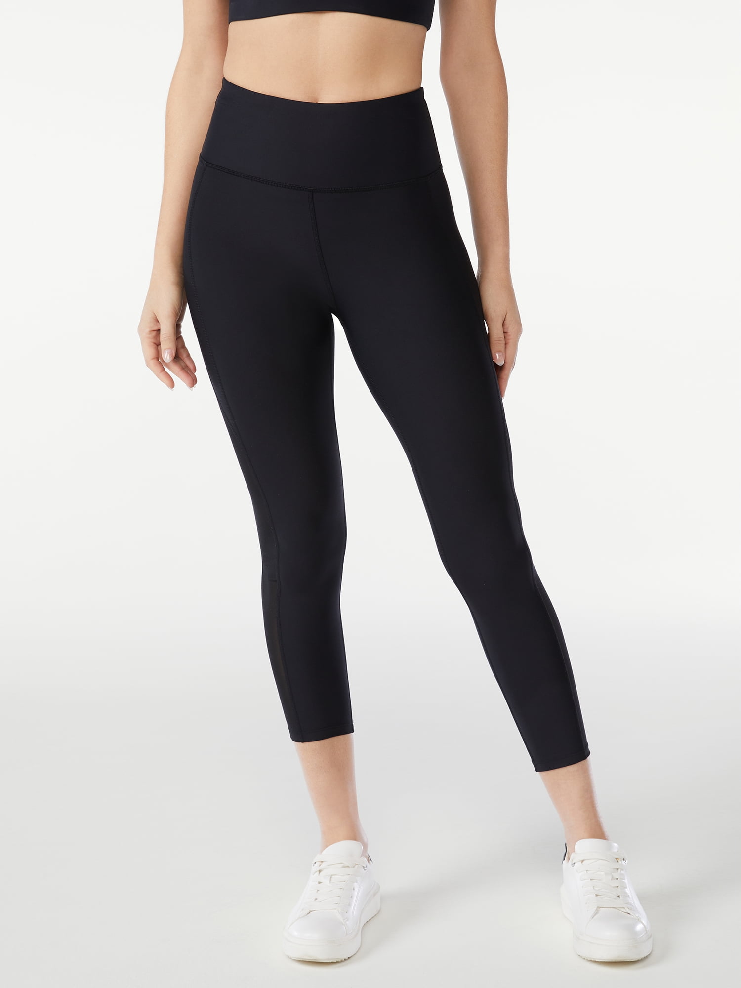 Black Mesh Hip Pocket Leggings – Femique