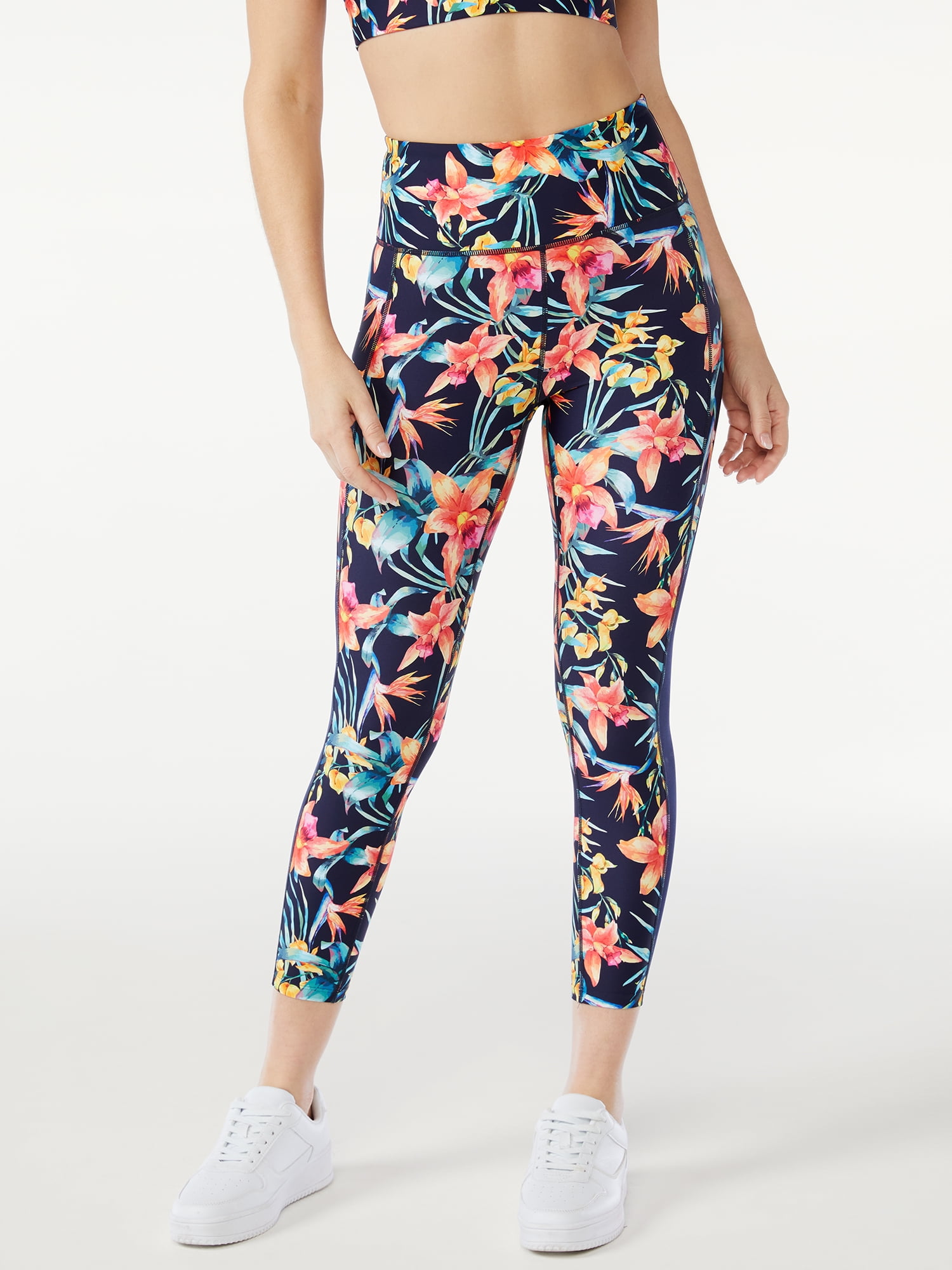 Sofia Active by Sofia Vergara Women's Legging with Mesh Insert, 23