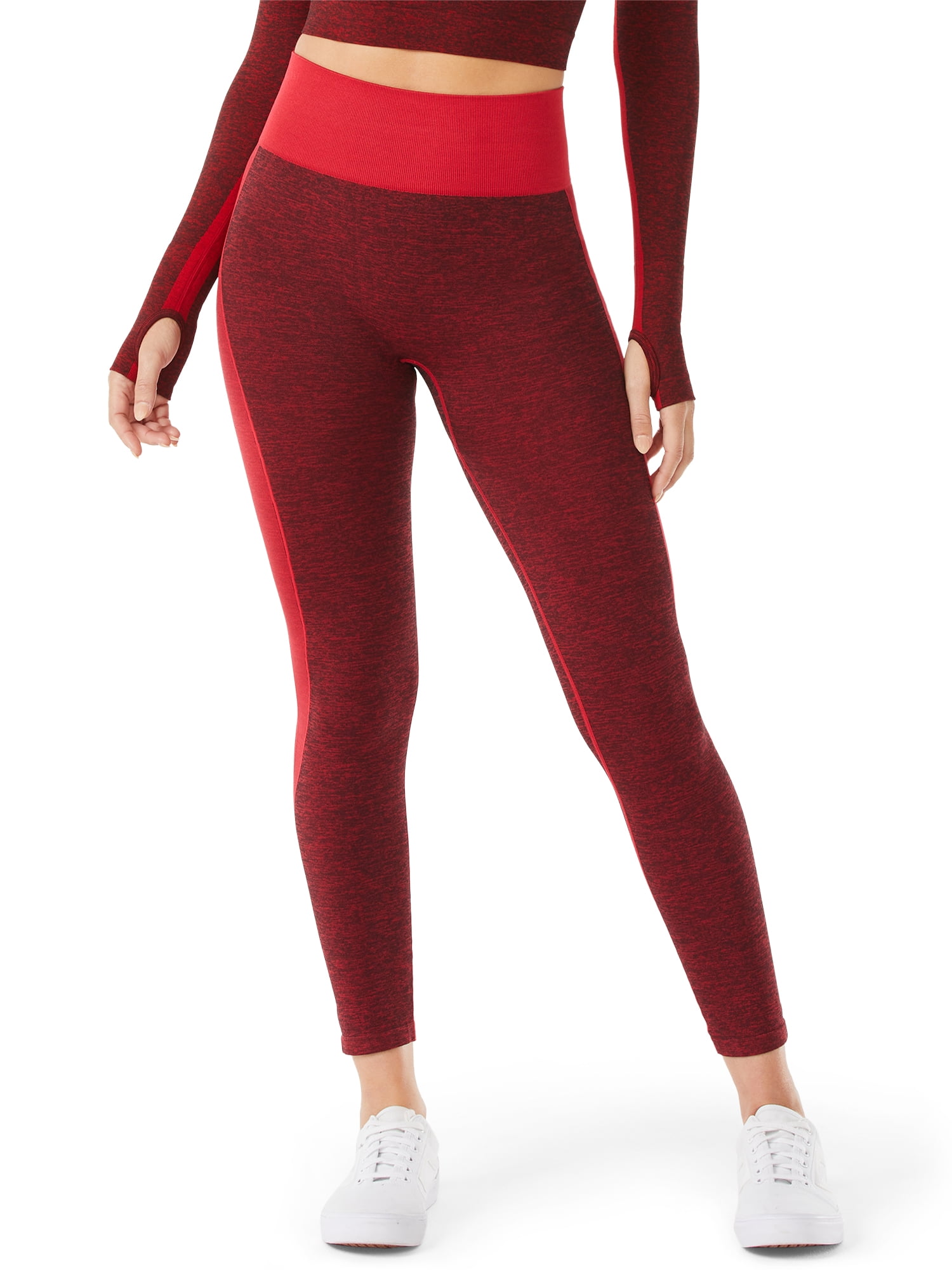 Burgundy leggings walmart cheap