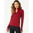 thumbnail image 1 of Sofia Active by Sofia Vergara Women’s Super-Soft Lux Zip-Up Jacket, 1 of 6