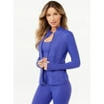 thumbnail image 1 of Sofia Active by Sofia Vergara Women’s Super-Soft Lux Zip-Up Jacket, 1 of 6
