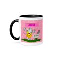 thumbnail image 1 of Sofia - Decorative Name Specific Childrens Art, 15oz Two-Tone Black Mug, 1 of 7