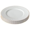 thumbnail image 1 of Sofia Home 4 Pack White Stoneware Dinner Plates by Sofia Vergara, 1 of 6