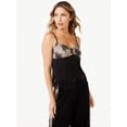 thumbnail image 1 of Sofia Intimates Women's Satin Lace Cami, 1 of 6