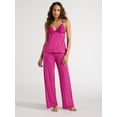 thumbnail image 1 of Sofia Intimates Women's and Plus Modal Cami and Pajama Pants Set, 2-Piece, Sizes XS-3X, 1 of 4