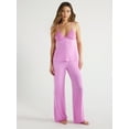 thumbnail image 1 of Sofia Intimates Women's and Plus Modal Cami and Pajama Pants Set, 2-Piece, Sizes XS-3X, 1 of 5