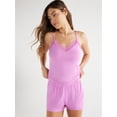 thumbnail image 1 of Sofia Intimates Women's and Plus Modal Cami and Shorts Pajama Set, 2-Piece, Sizes XS-3X, 1 of 6