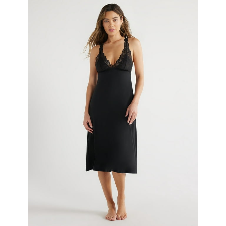 Sofia Intimates Women s and Plus Modal Midi Sleep Gown Sizes XS 3X Walmart