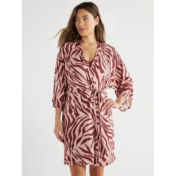 Sofia Intimates Women's and Plus Modal Robe, Sizes S/M-2X/3X