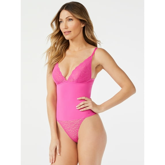 Sofia Intimates by Sofia Vergara Smoothing Seamless Lace Bodysuit