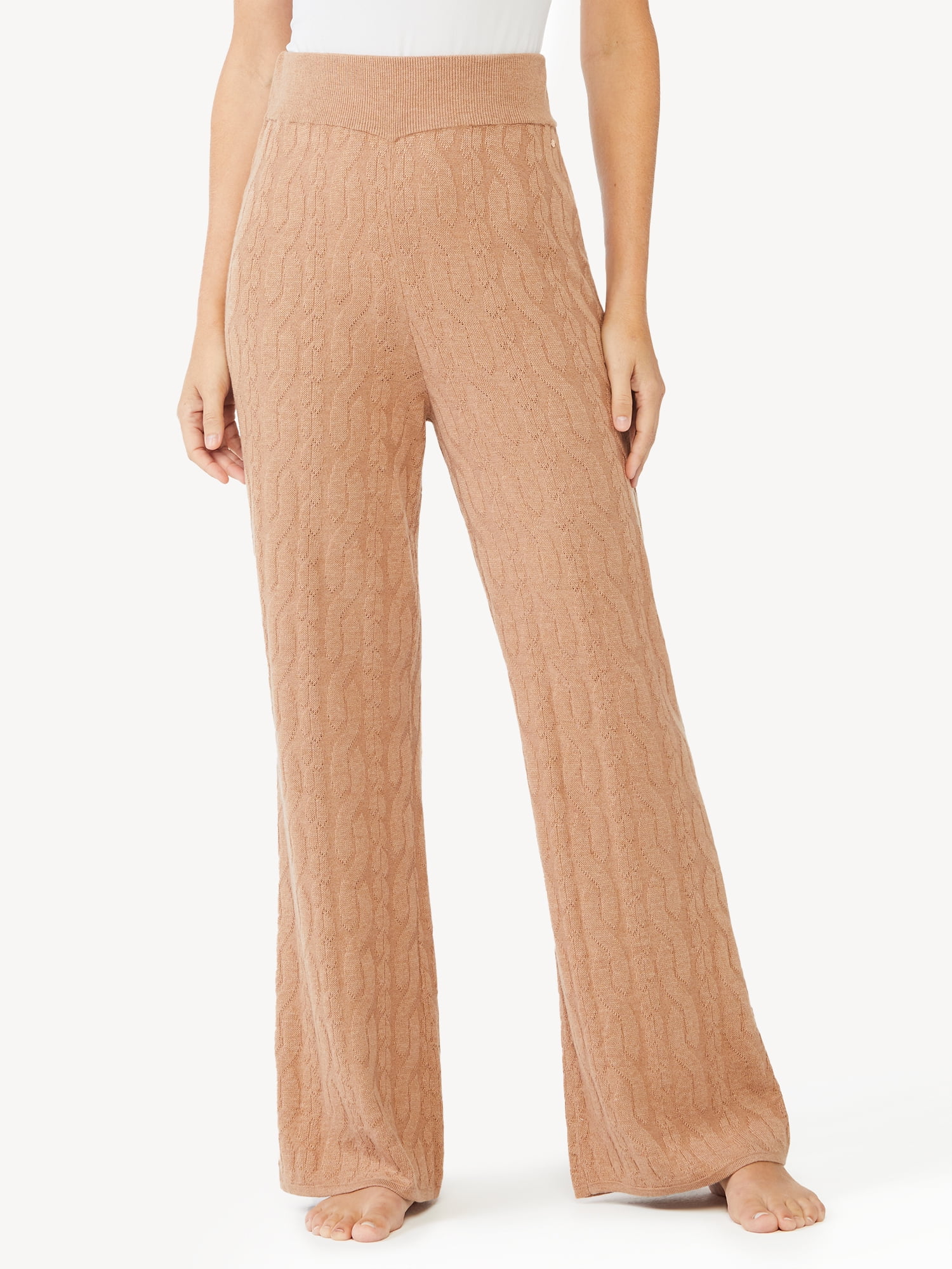 Sofia Intimates by Sofia Vergara Women's Cable Knit Lounge Pants