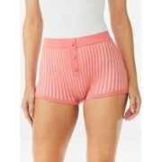 Sofia Intimates by Sofia Vergara Women's Contour Ribbed Shorts