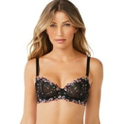 Sofia Intimates by Sofia Vergara Women's Embroidered Balconette Bra