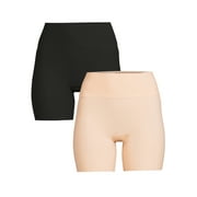 Sofia Intimates by Sofia Vergara Women's Smoothing Short Panties, 2-Pack