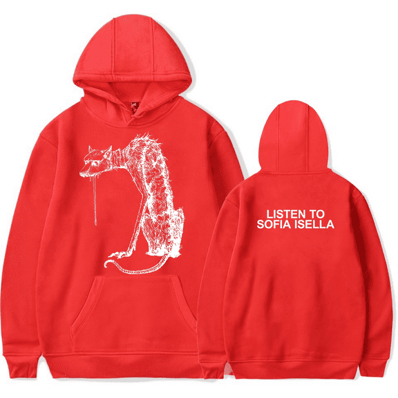 Sofia Isella Merch The Dog Hoodie Long Sleeve Merch Unisex Pullover Sweatshirt For Fan
